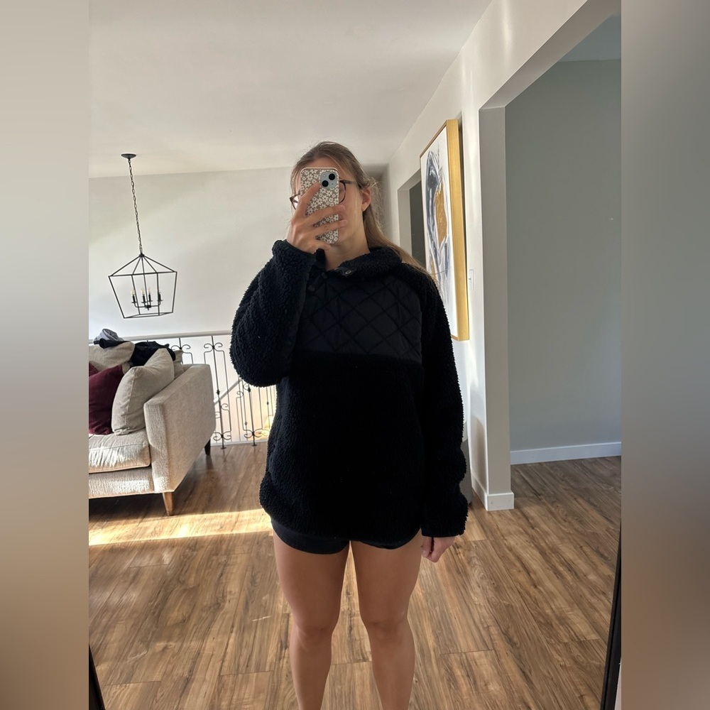 Winterized Asymmetrical Snap-Up Fleece